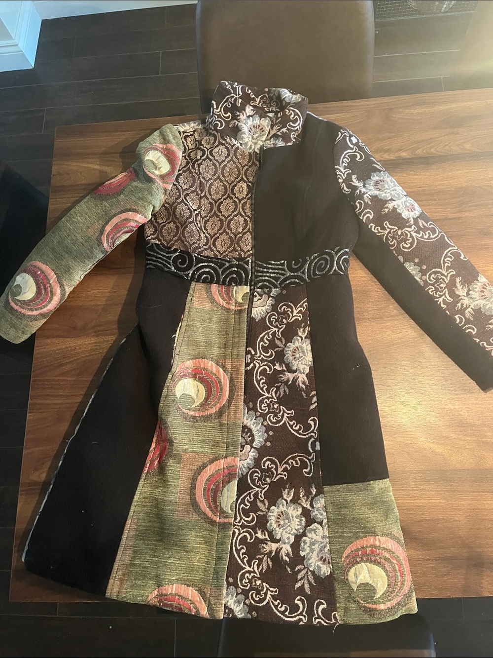 Pink Martini patchwork coat